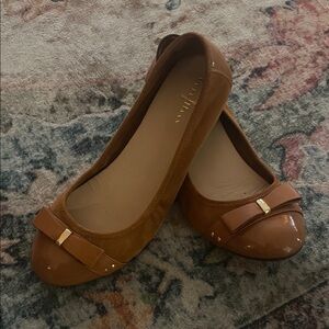 Cole Haan Brown Ballet Flats with Bow